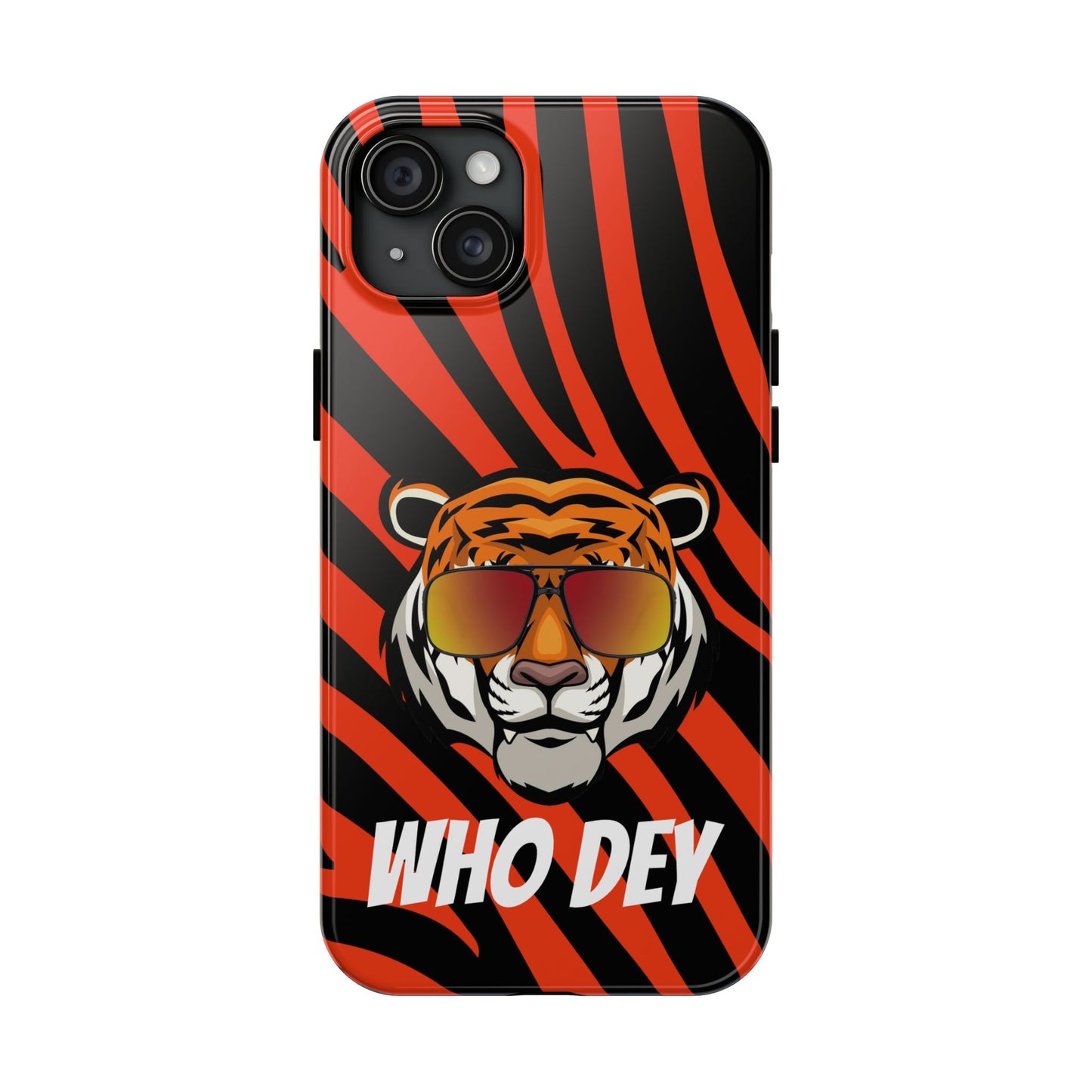 Who Dey Tiger Tough Phone Case