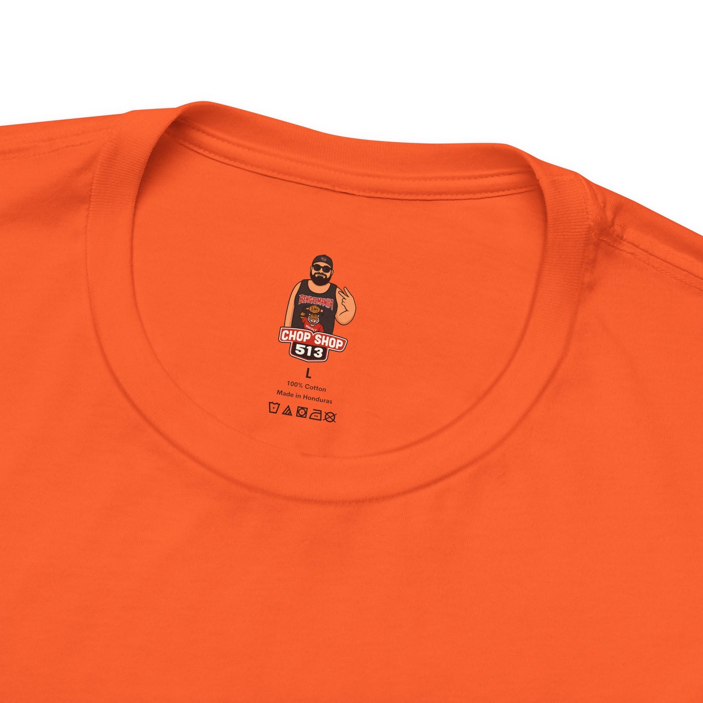 Bengals 'Eye of the Tiger' Graphic Tee – Bold Orange Fan Shirt