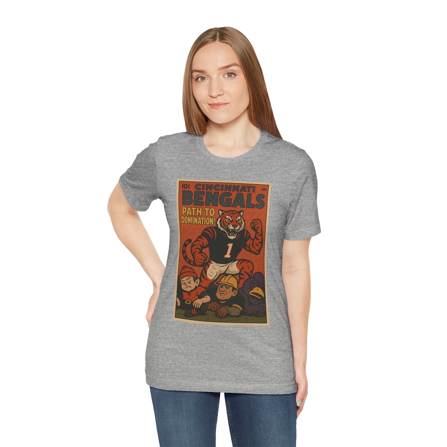 Cincinnati Bengals Comic cover Path to Domination Unisex Short Sleeve Tee -