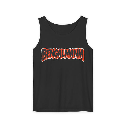 Bengalmania Unisex Garment-Dyed Tank Top | Summer Vibes, Casual Wear, Festival Ready, Athletic Gear, Homecoming