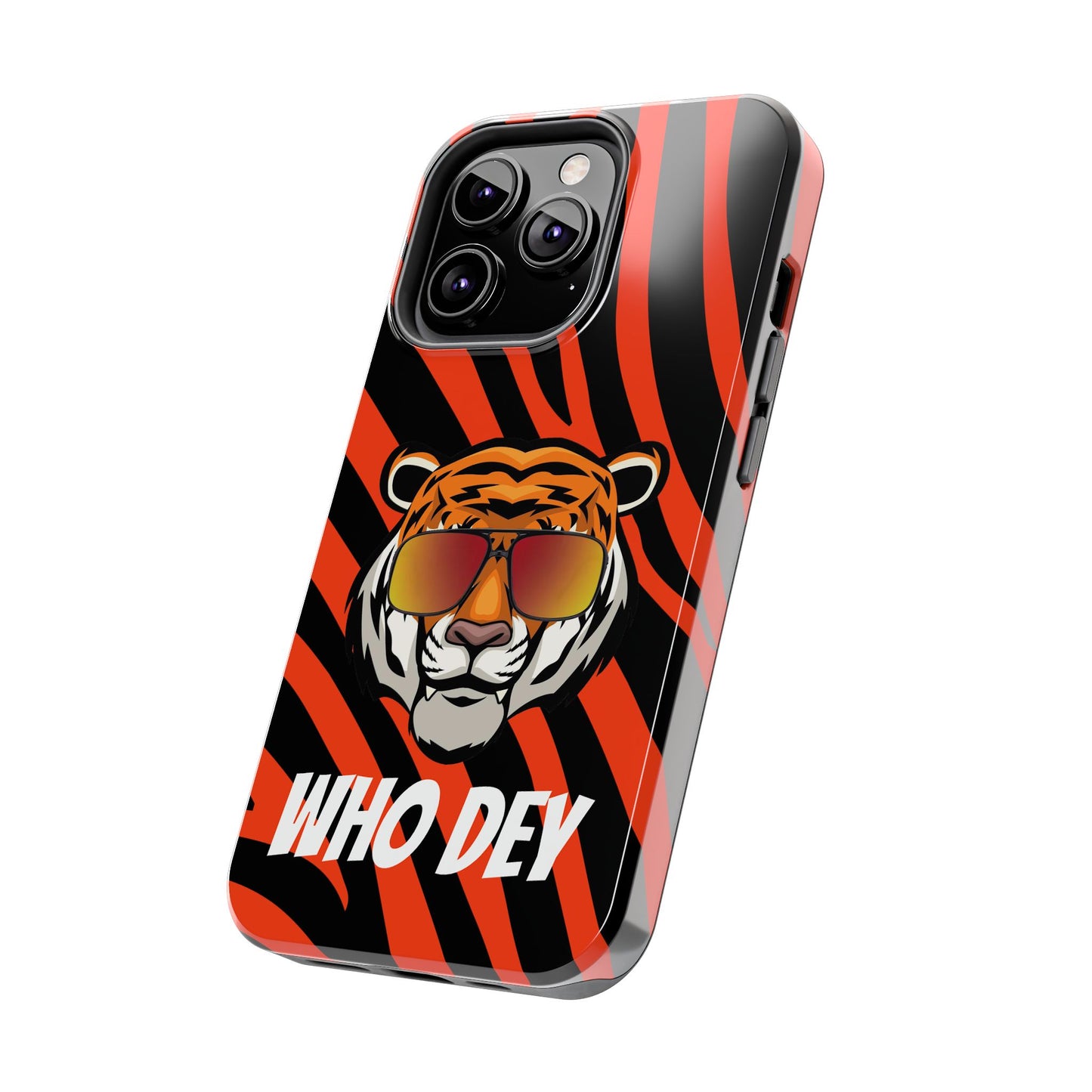Who Dey Tiger Tough Phone Case
