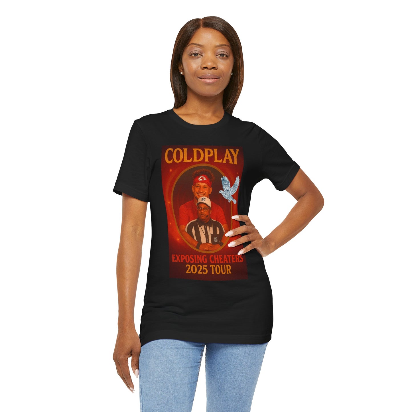 Cheaters Unisex Tee Shirt - Hottest Couple in NFL Exposed