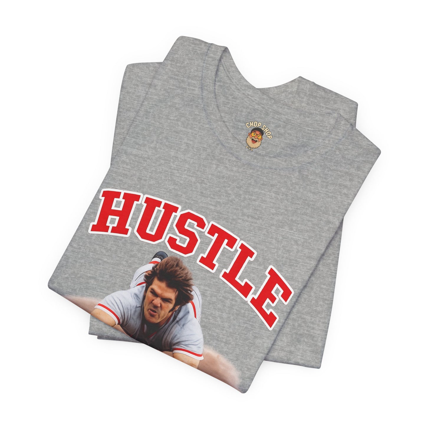 Hustle T-Shirt — Vintage Action Photo Graphic Tee for Motivated Fans