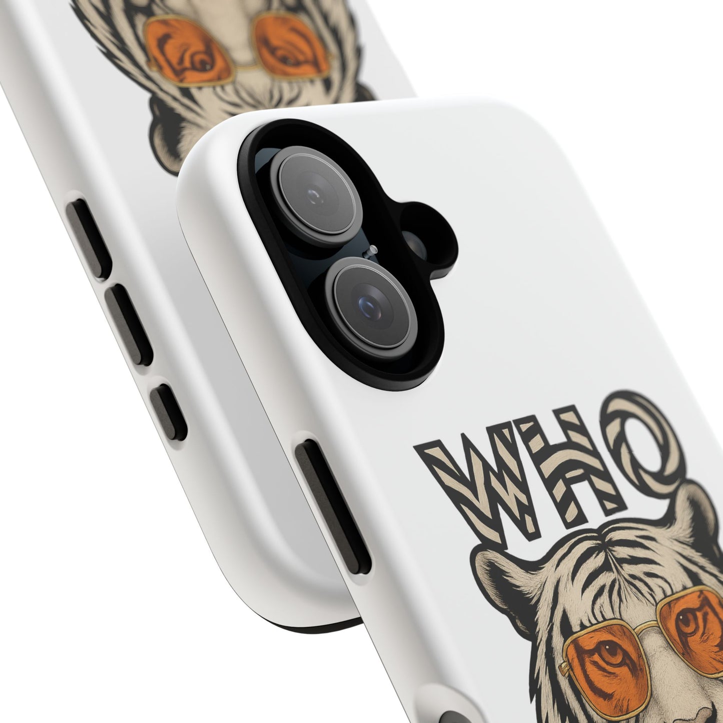 White Bengal Phone Case with Cool Tiger Design | Who Dey | Perfect Gift for Bengals fans