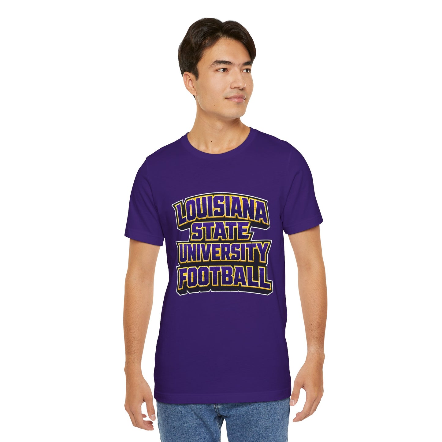 Set It Off LSU Football T‑Shirt — 'Louisiana State University Football' Graphic Tee