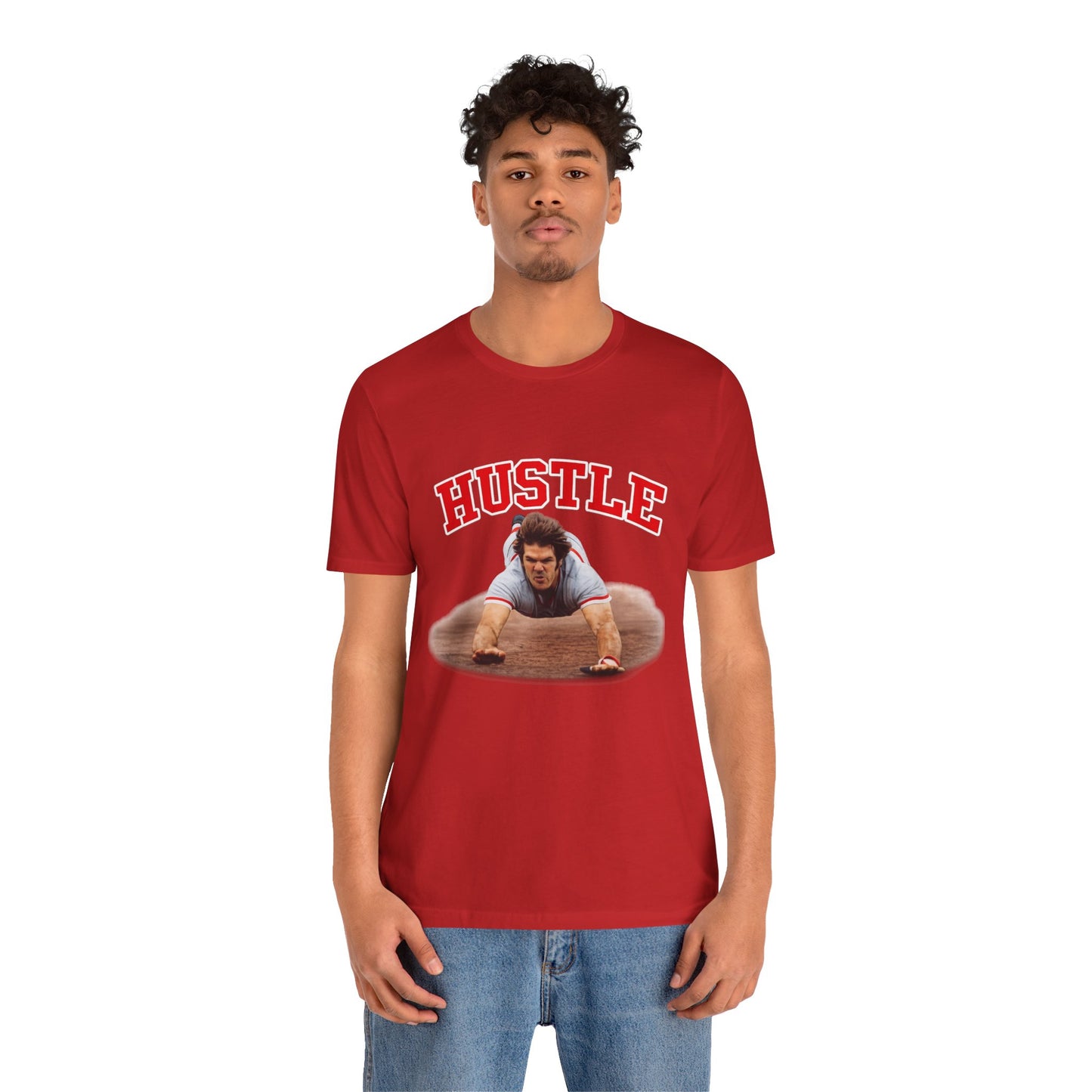 Hustle T-Shirt — Vintage Action Photo Graphic Tee for Motivated Fans