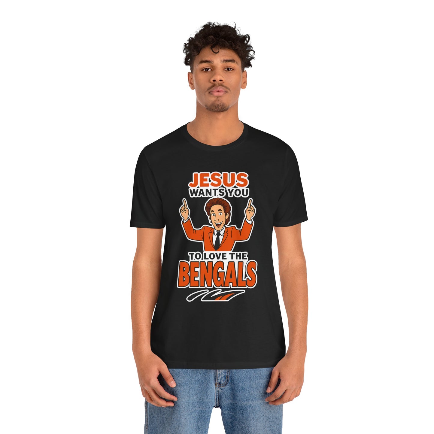Jesus Wants You to Love the Bengals Tee, Funny T-Shirt for Sports Fans, Unisex Graphic Tee, Perfect Gift for Game Day, Family [...]