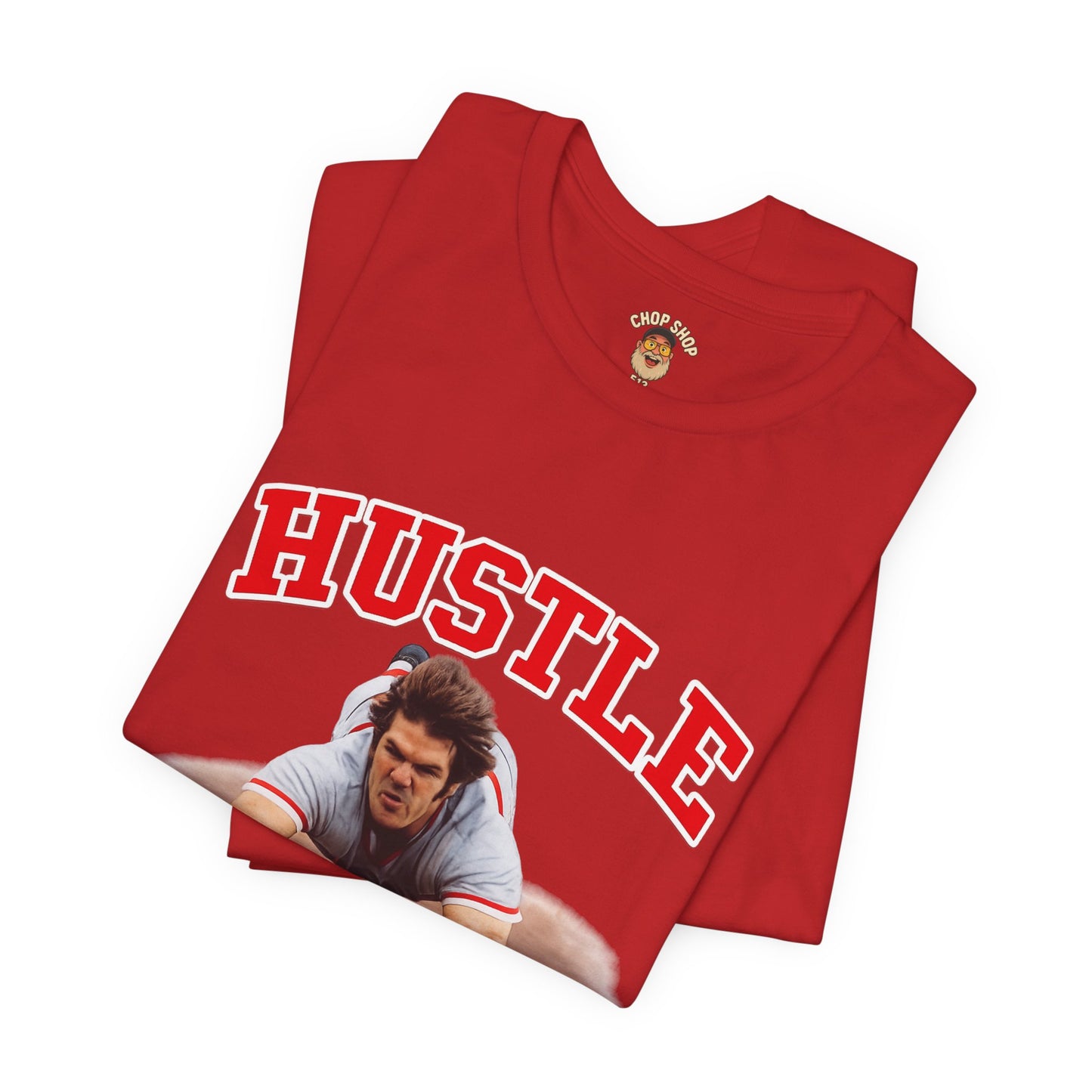 Hustle T-Shirt — Vintage Action Photo Graphic Tee for Motivated Fans