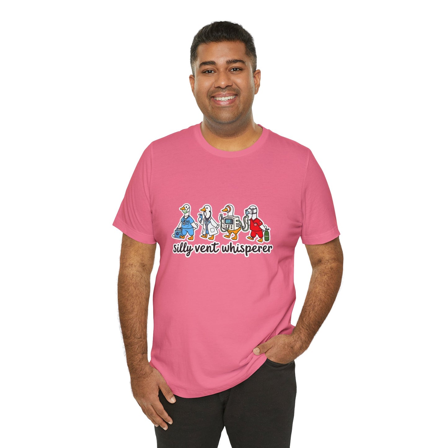 Silly Vent Whisperer Tee — Funny Crew respiratory care club