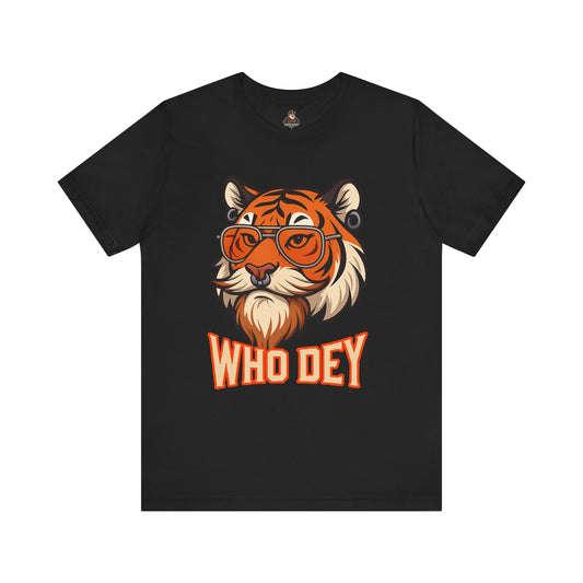 WhoDey Tiger Graphic Tee - Unisex Jersey Tee