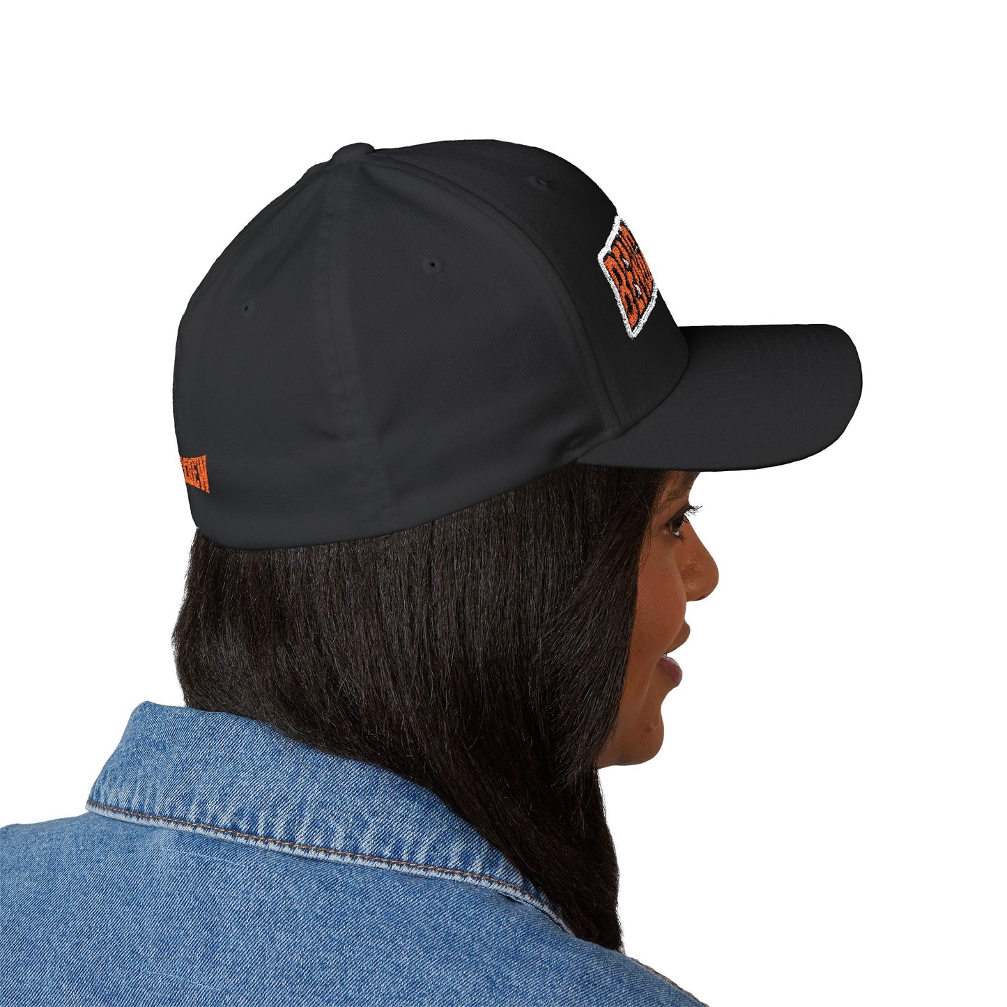 Embroidered Bengals and Brews Podcast Flex Fit Hat