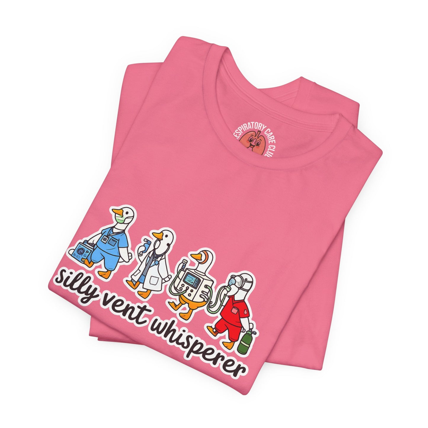 Silly Vent Whisperer Tee — Funny Crew respiratory care club
