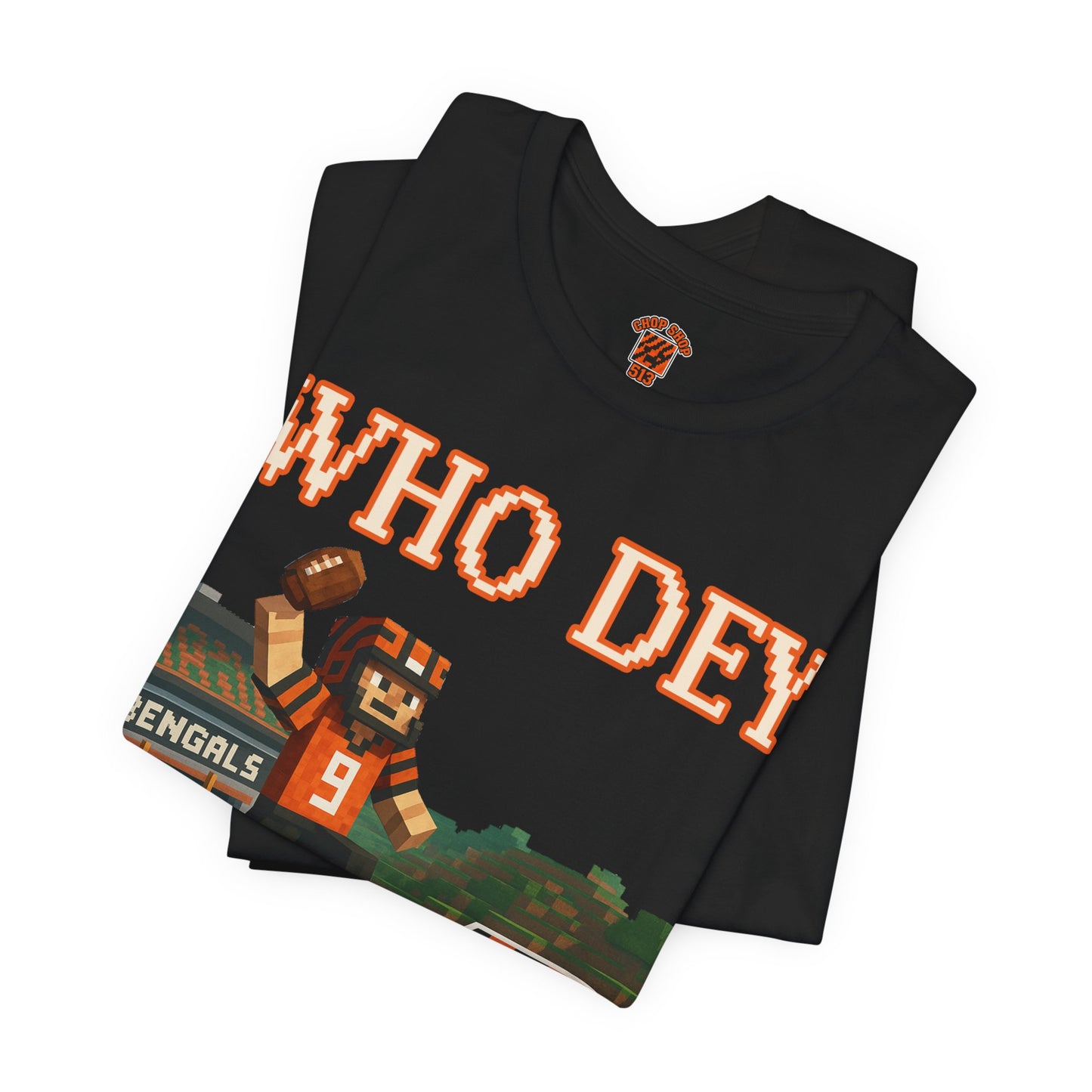 'Who Dey' Minecraft Inspired Unisex Jersey Short Sleeve Shirt, Game Day Apparel, Sportswear, Gift for Him, Unique [...]