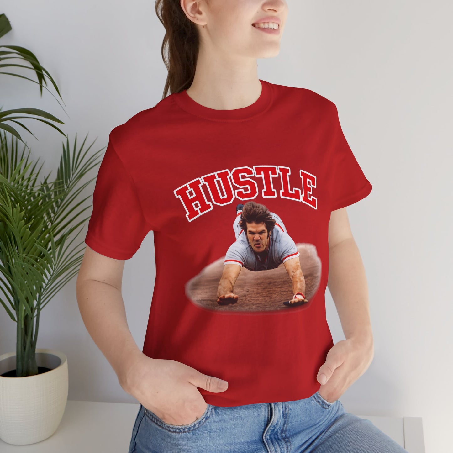 Hustle T-Shirt — Vintage Action Photo Graphic Tee for Motivated Fans