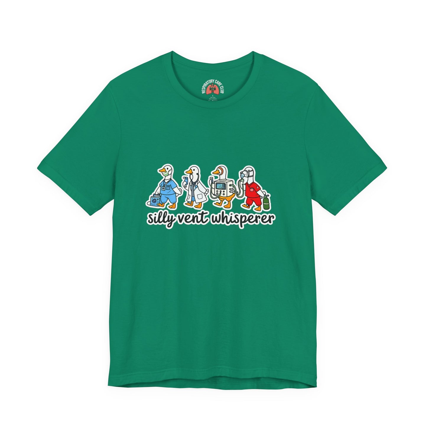 Silly Vent Whisperer Tee — Funny Crew respiratory care club
