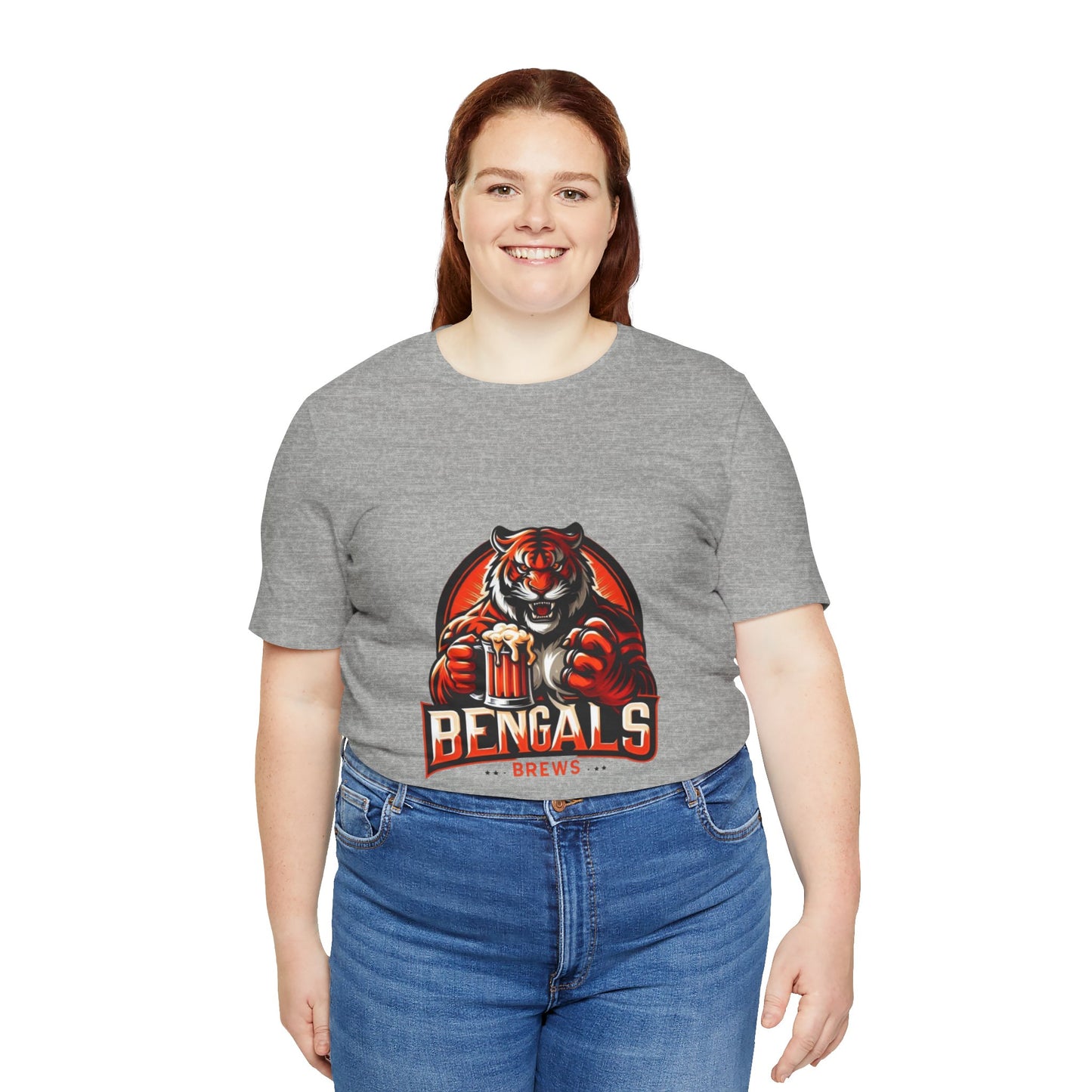 Bengals and Brews Tee Unisex Jersey Short Sleeve Tee