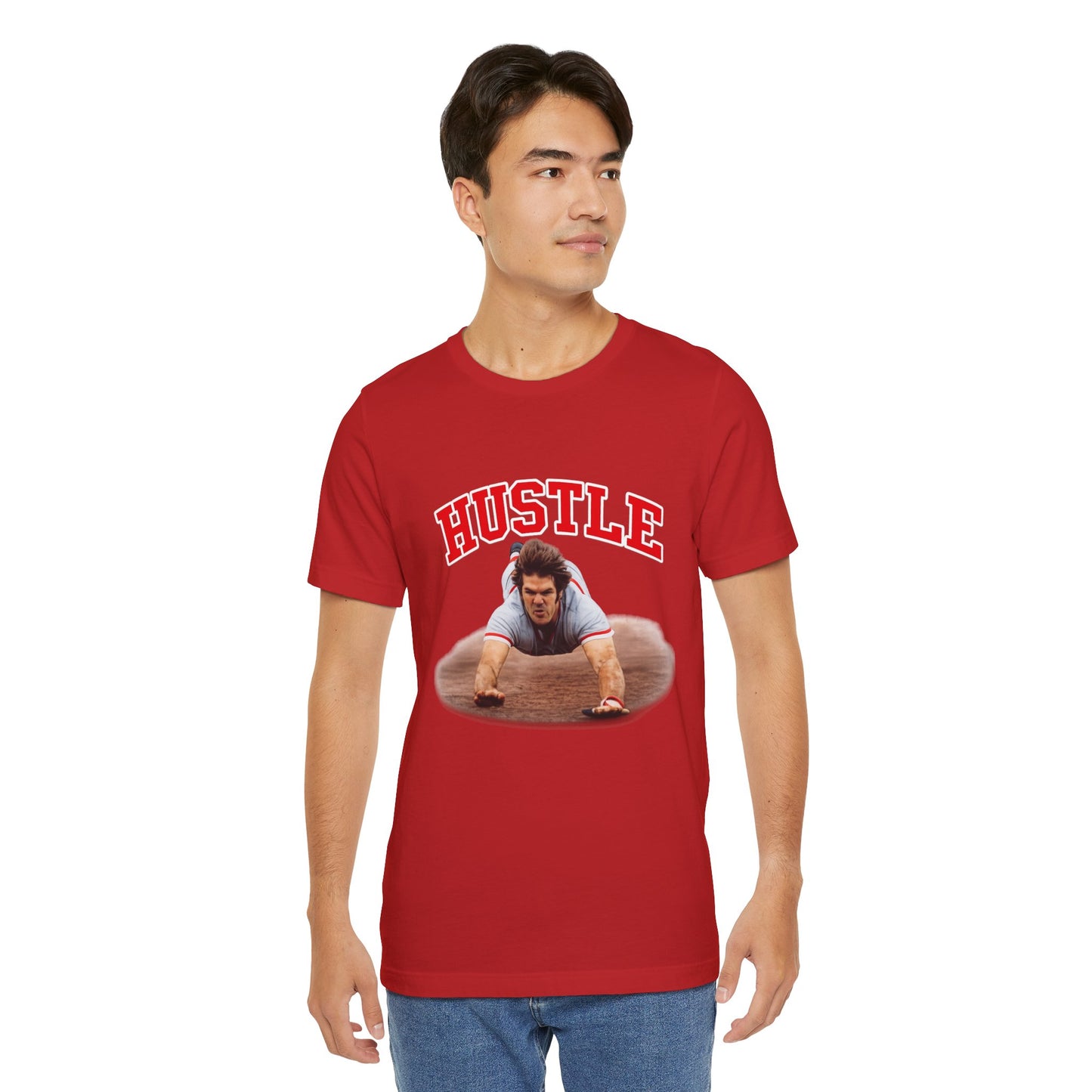Hustle T-Shirt — Vintage Action Photo Graphic Tee for Motivated Fans