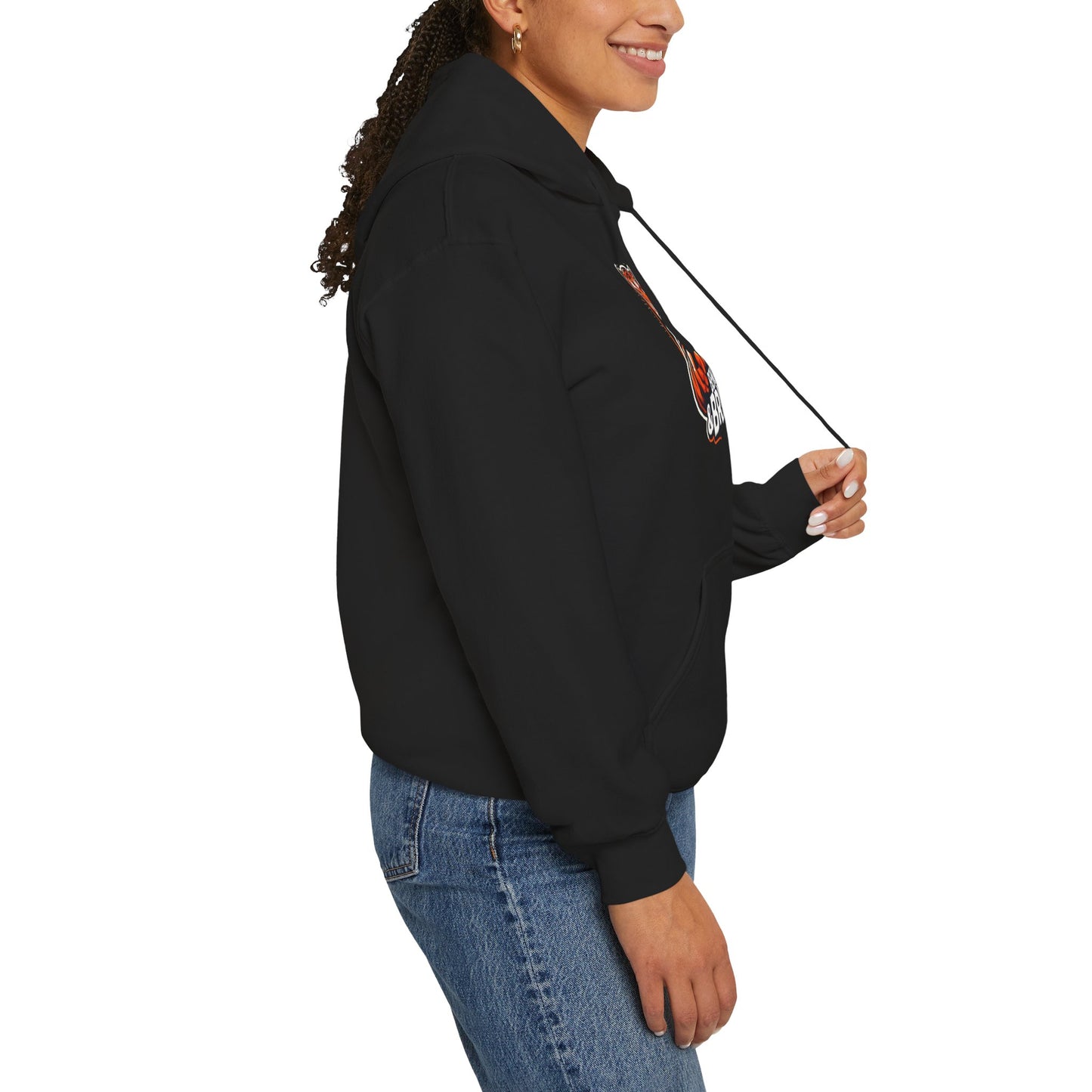 Bengals & Brews Hoodie - Unisex Heavy Blend™ Sweatshirt for Game Day Enthusiasts