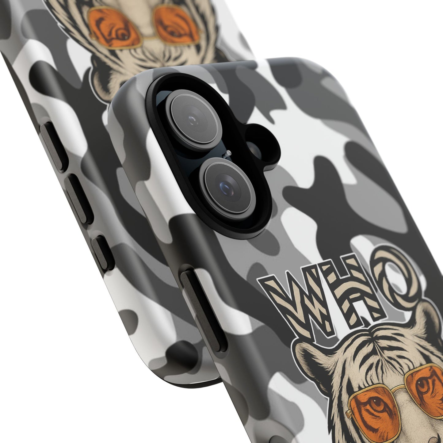 WhiteOut Tiger Phone Case for iPhone