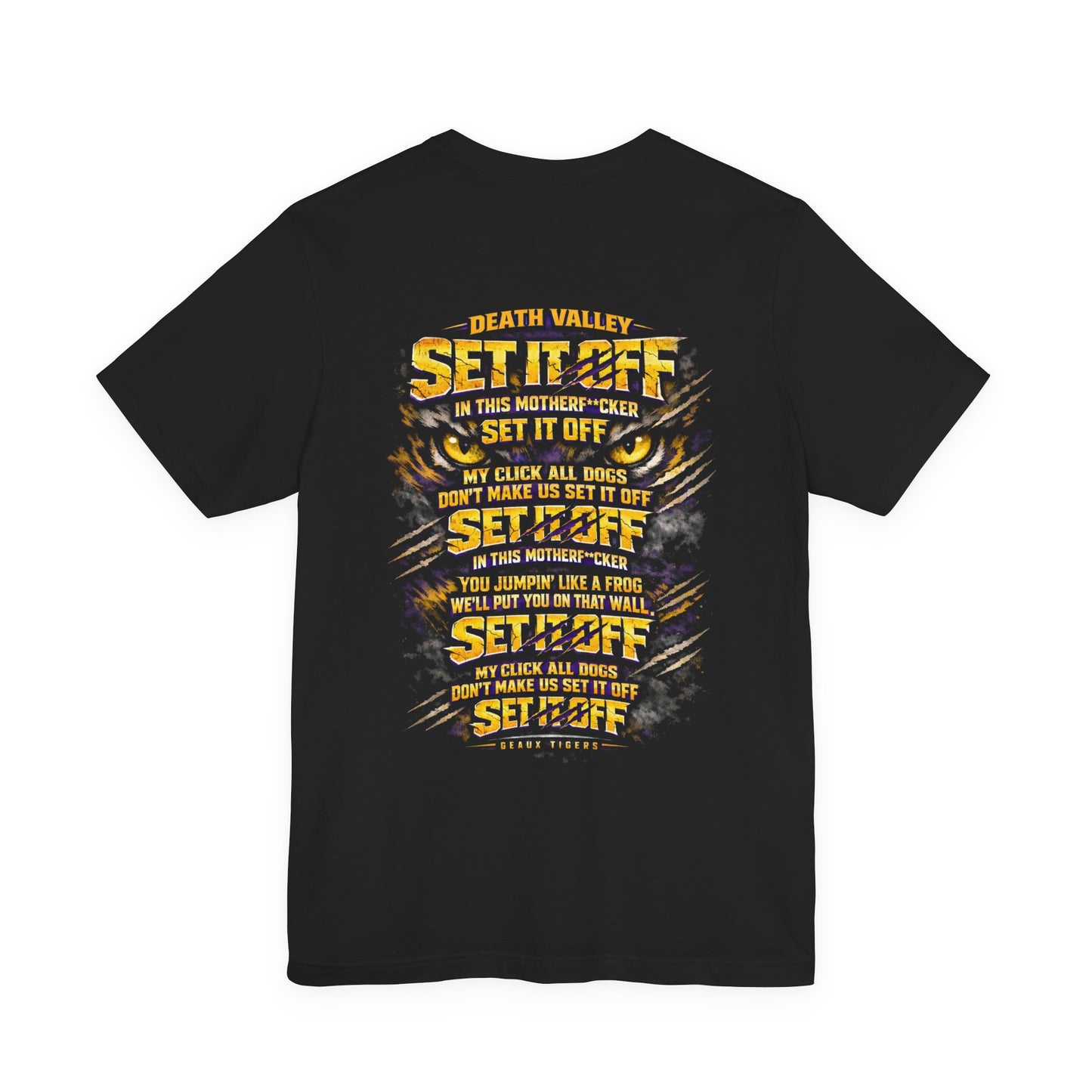 Set It Off LSU Football T‑Shirt — 'Louisiana State University Football' Graphic Tee