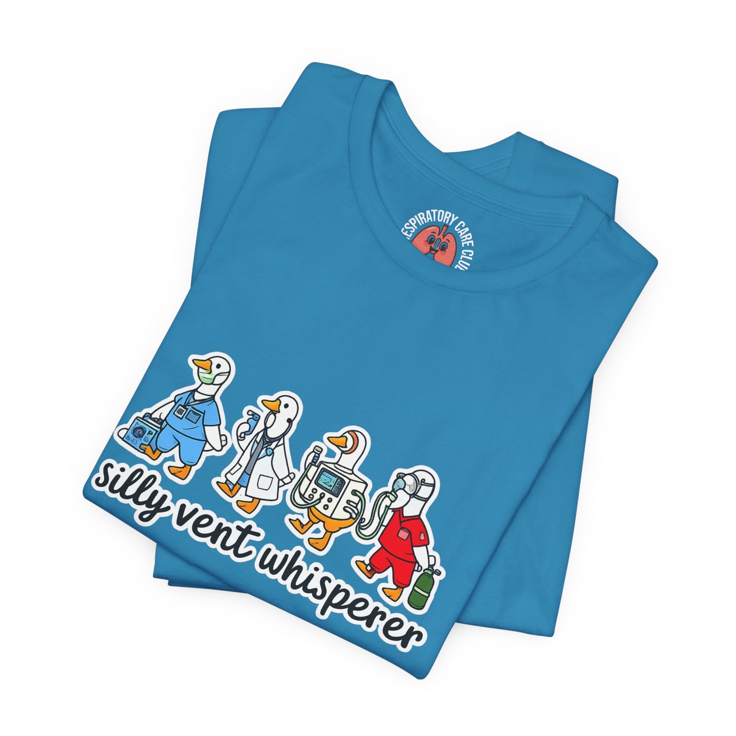 Silly Vent Whisperer Tee — Funny Crew respiratory care club