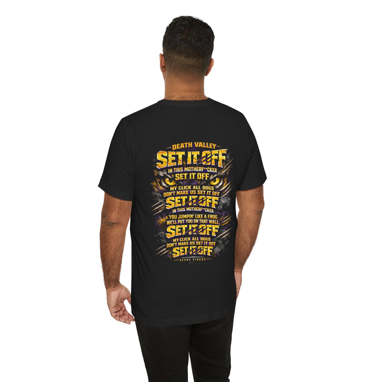 Set It Off LSU Football T‑Shirt — 'Louisiana State University Football' Graphic Tee