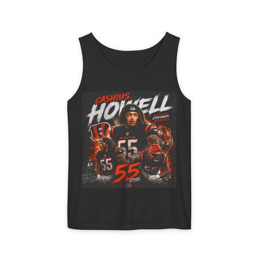 Cashtus Howell #55 Football Tank Top — Player Tribute Jersey Tank