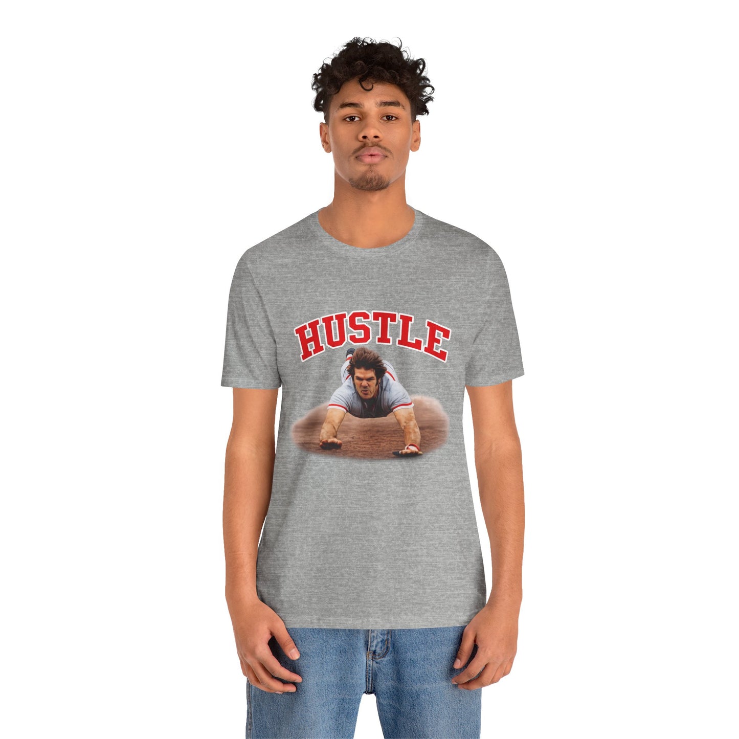 Hustle T-Shirt — Vintage Action Photo Graphic Tee for Motivated Fans