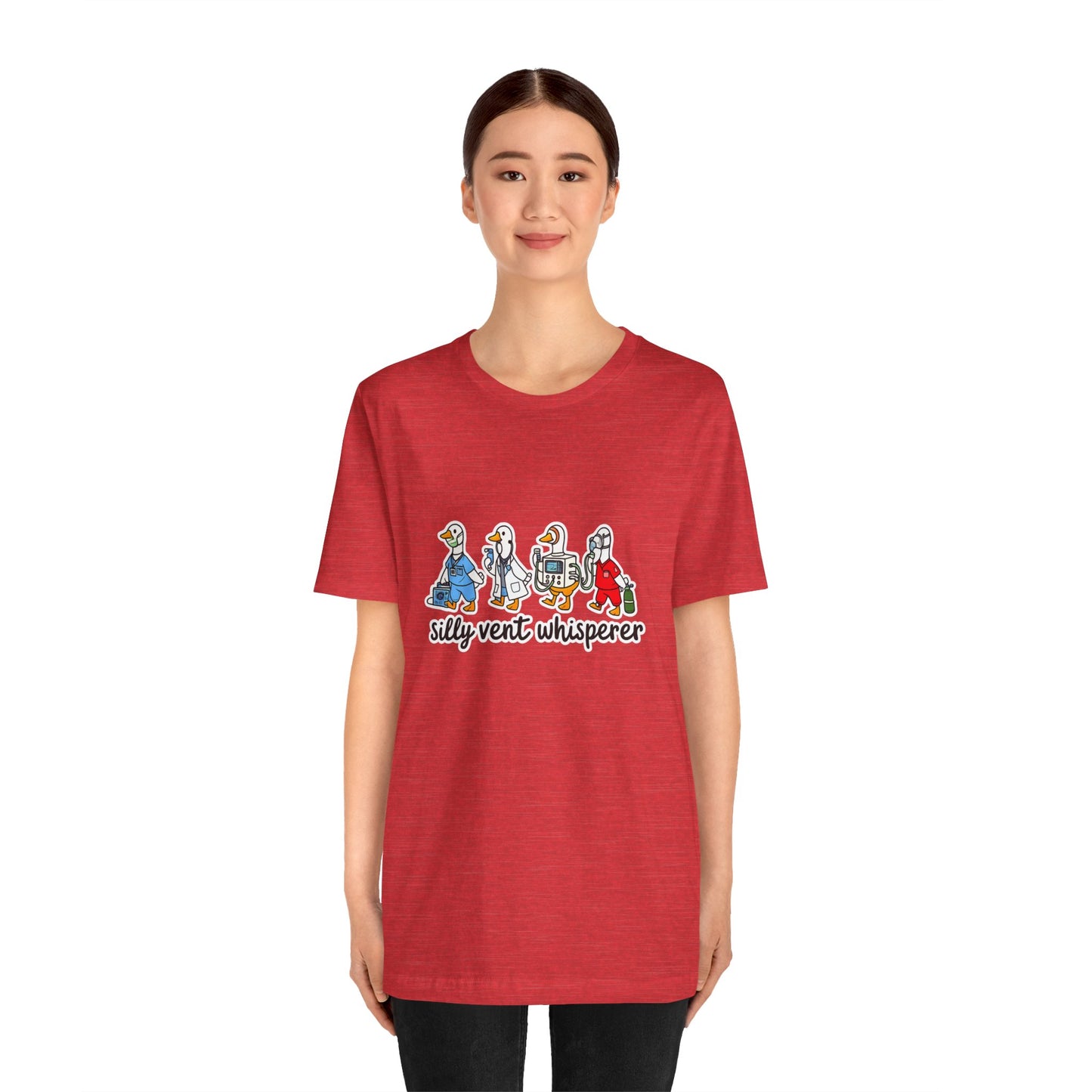 Silly Vent Whisperer Tee — Funny Crew respiratory care club