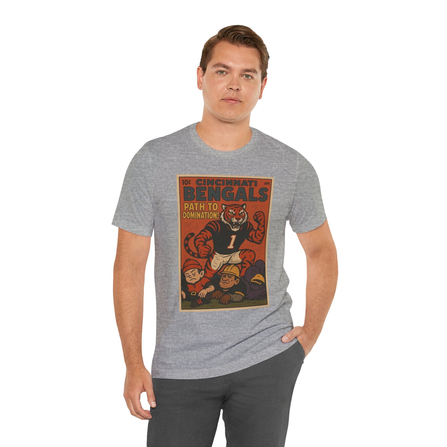 Cincinnati Bengals Comic cover Path to Domination Unisex Short Sleeve Tee -