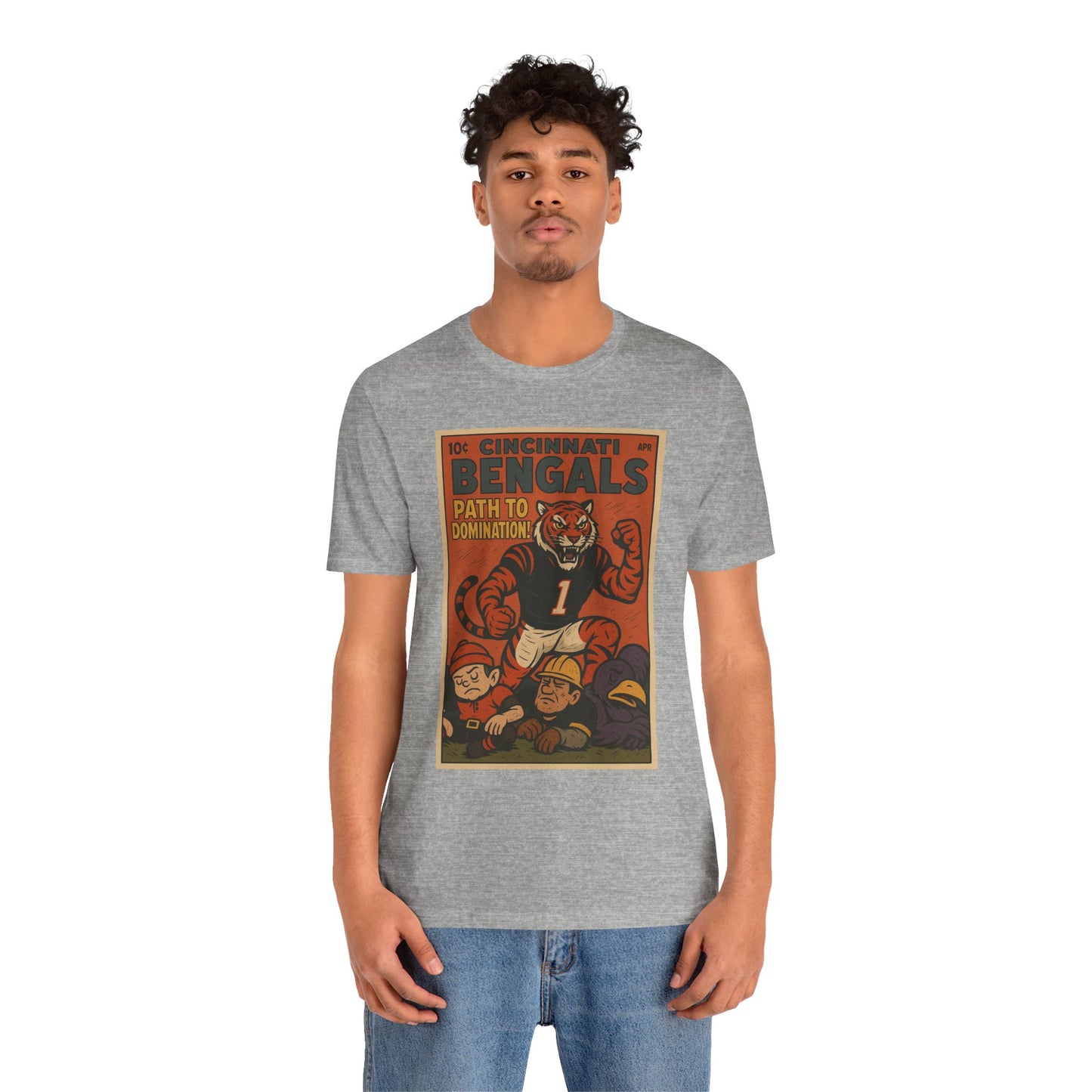 Cincinnati Bengals Comic cover Path to Domination Unisex Short Sleeve Tee -