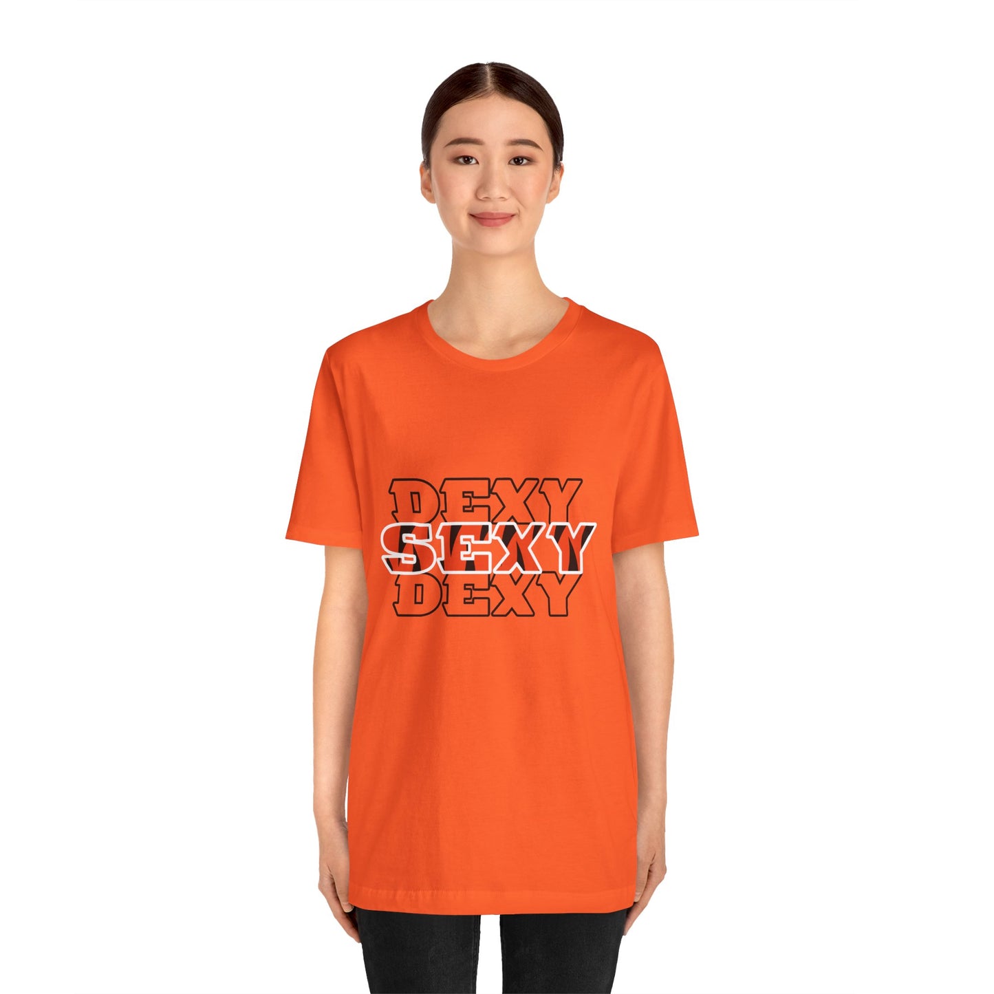 Sexy Dexy Graphic Tee — Bold Retro Text Shirt