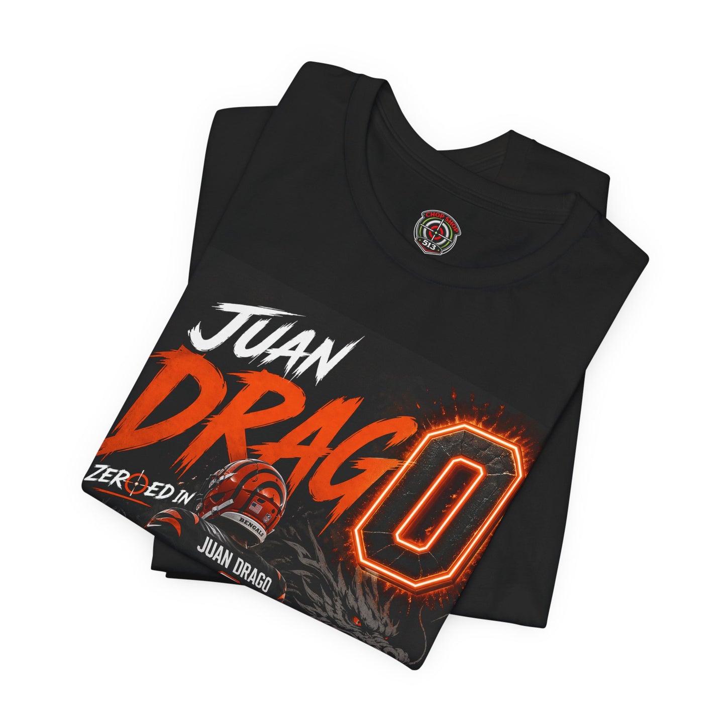 Juan Drago #0 Football Tee – Bengals Fan Jersey Shirt