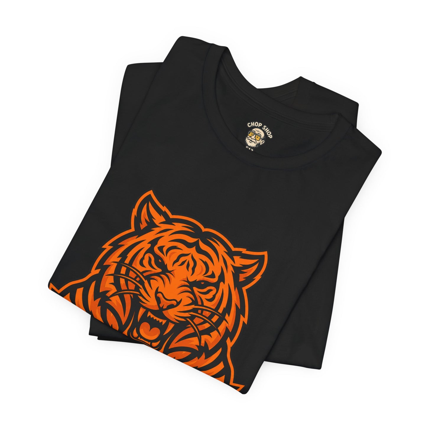 Orange/Black/White Who Dey Tiger Graphic Tee
