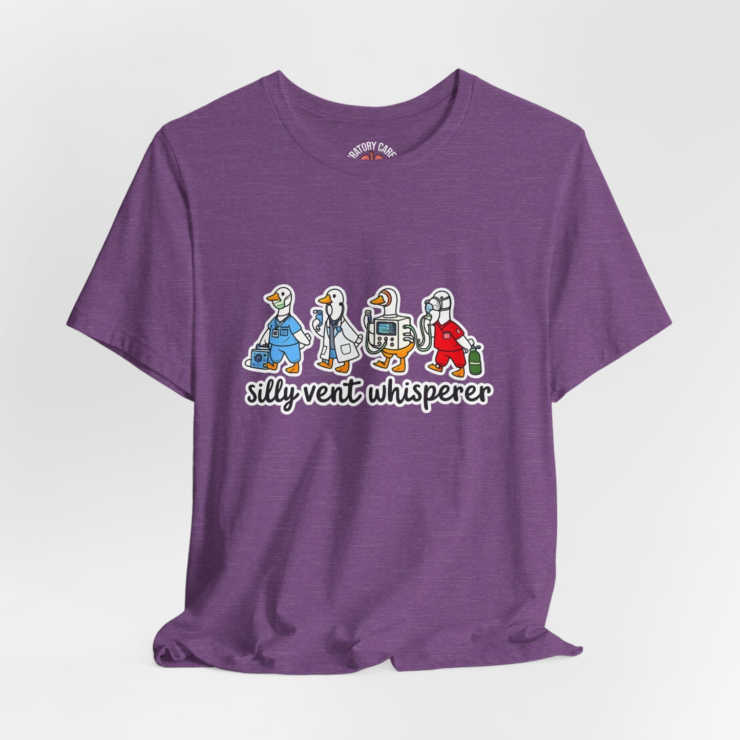Silly Vent Whisperer Tee — Funny Crew respiratory care club