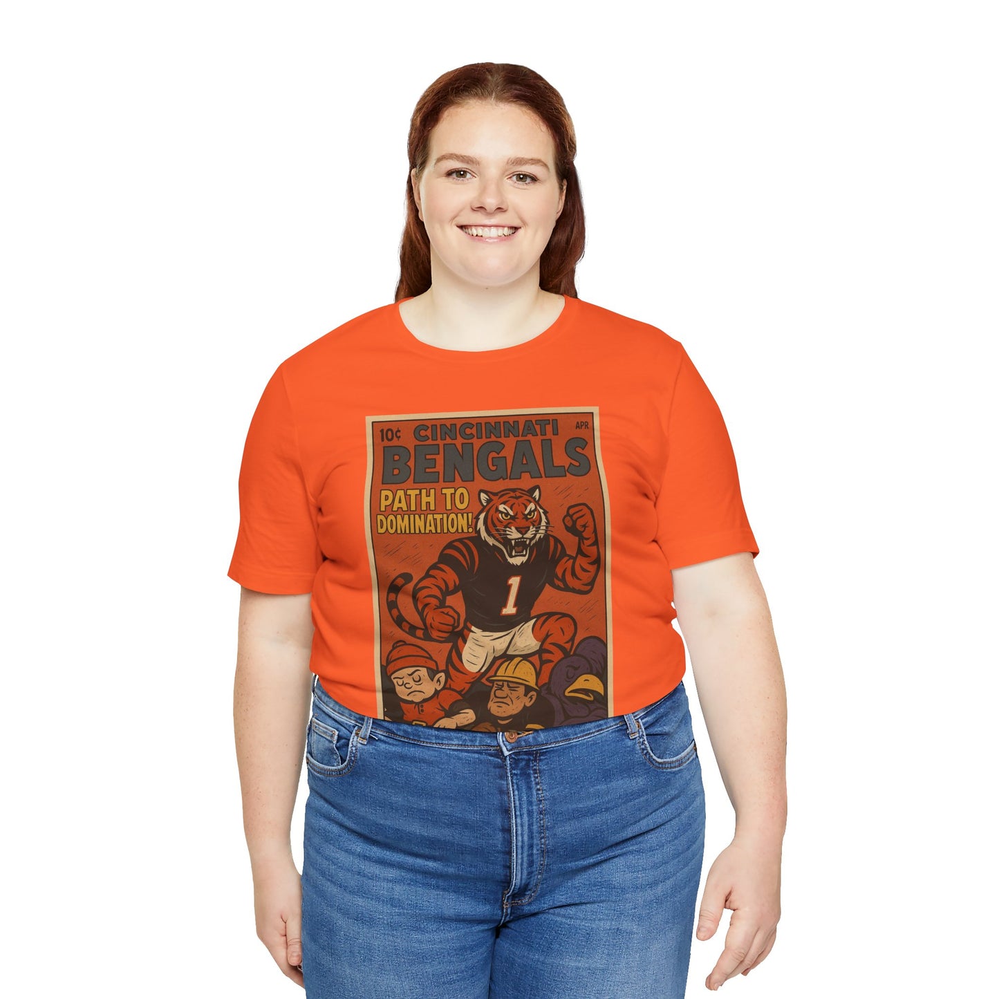 Cincinnati Bengals Comic cover Path to Domination Unisex Short Sleeve Tee -