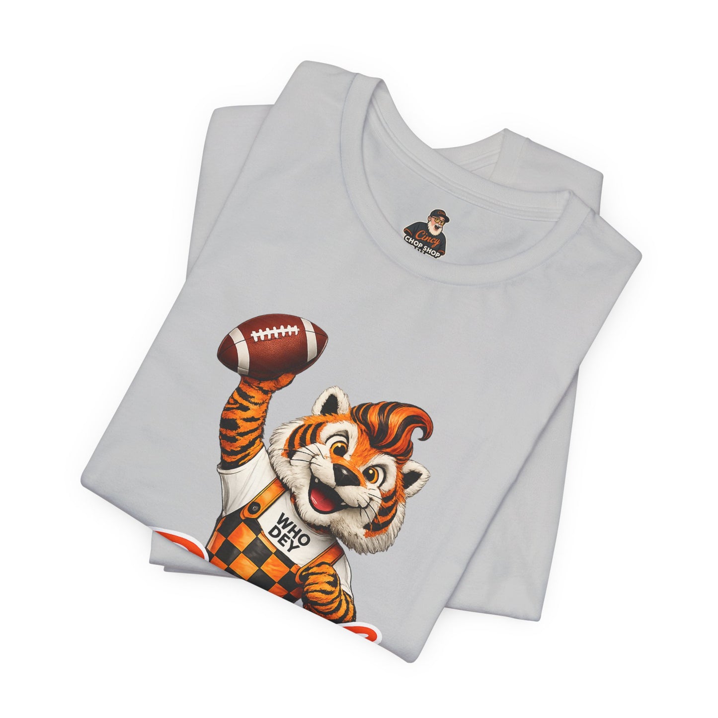 Bengals Mascot Football T-Shirt — Vintage Tiger Fan Tee