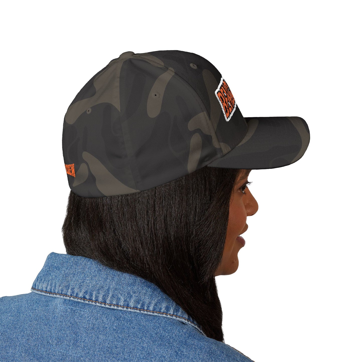 Embroidered Bengals and Brews Podcast Flex Fit Hat