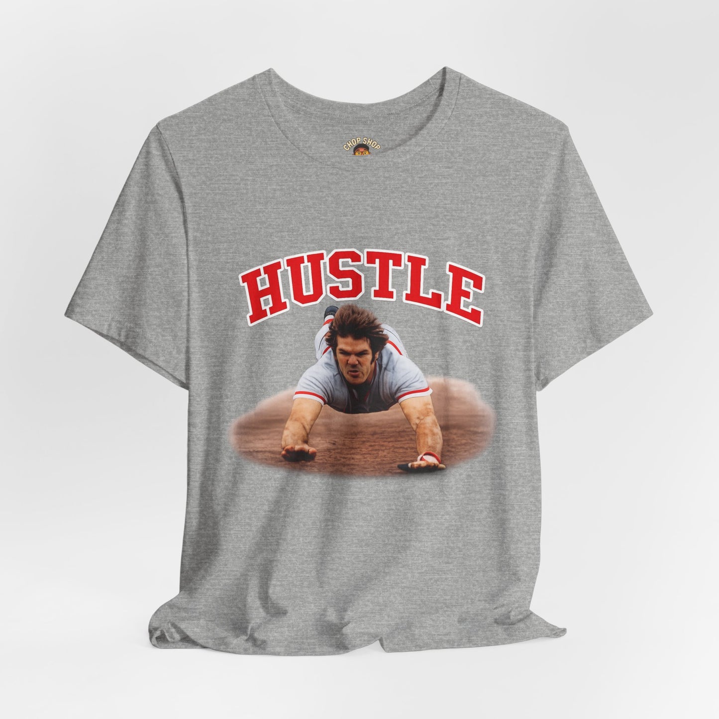 Hustle T-Shirt — Vintage Action Photo Graphic Tee for Motivated Fans
