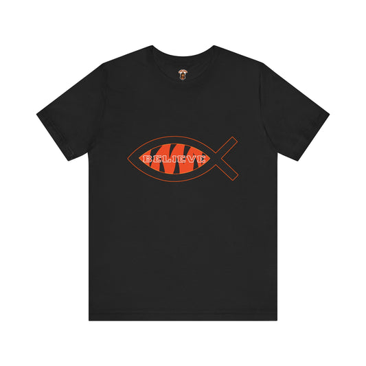 Believe in Bengals Unisex Jersey Short Sleeve Tee