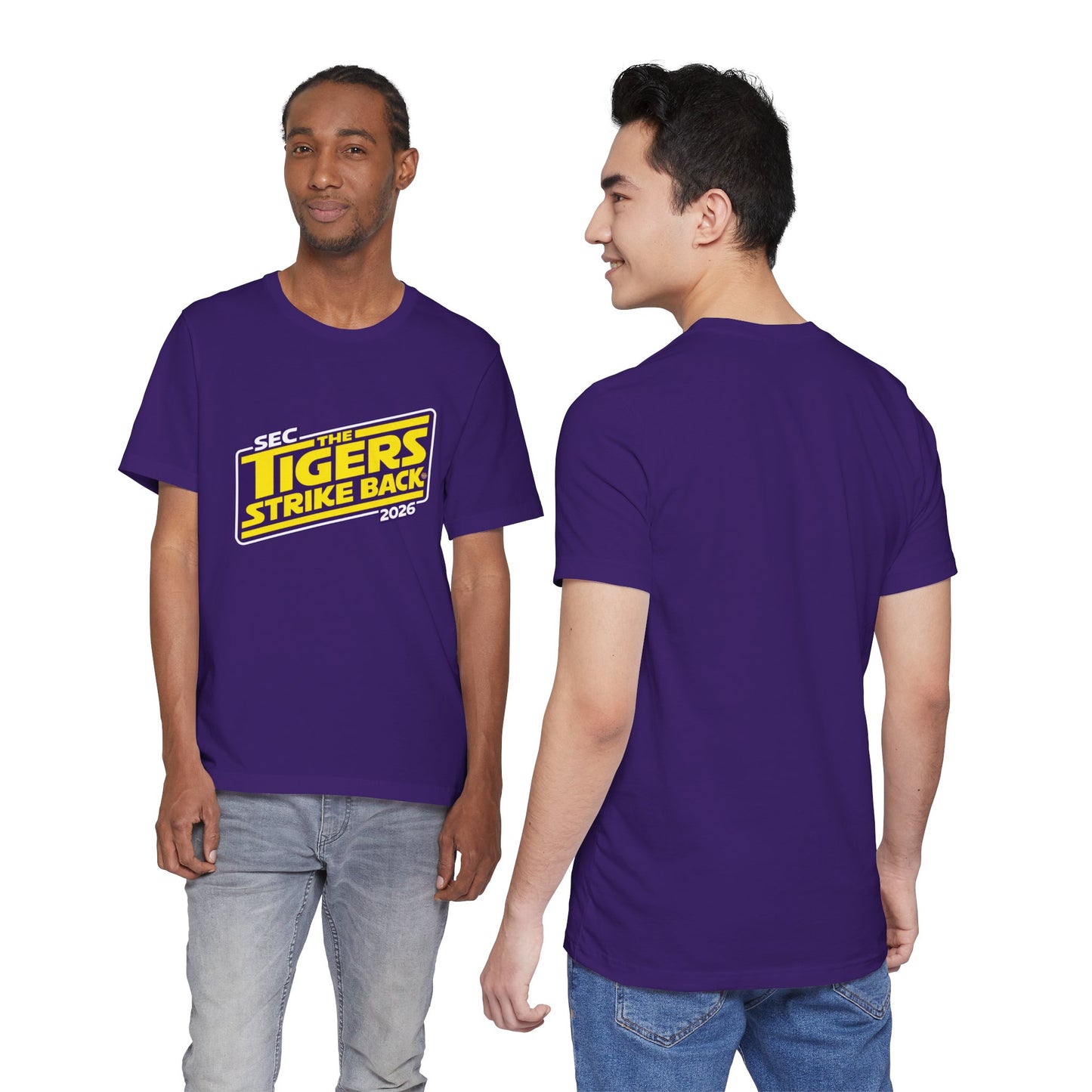 LSU Tigers Strike Back Unisex Jersey Short Sleeve Tee
