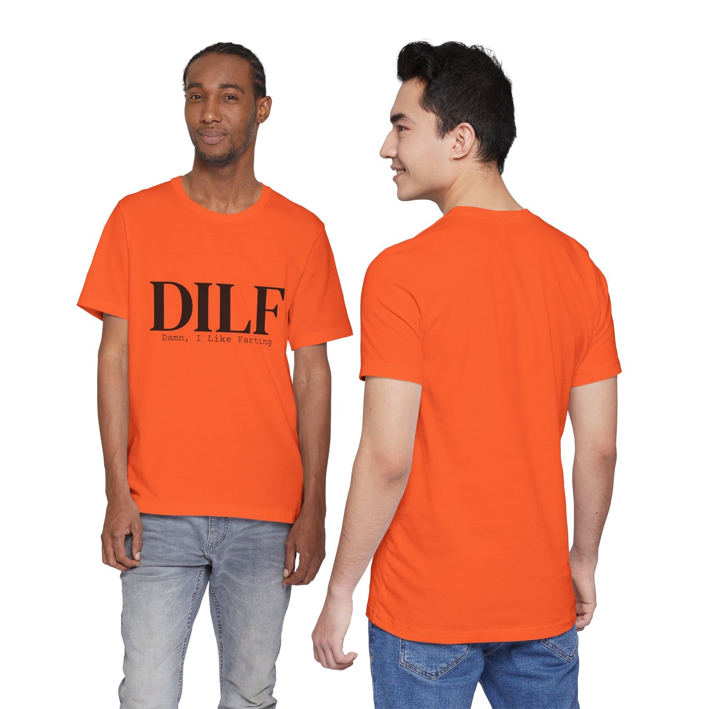 DILF Funny Graphic Tee — "Damn, I Like to Fart" Novelty T-Shirt