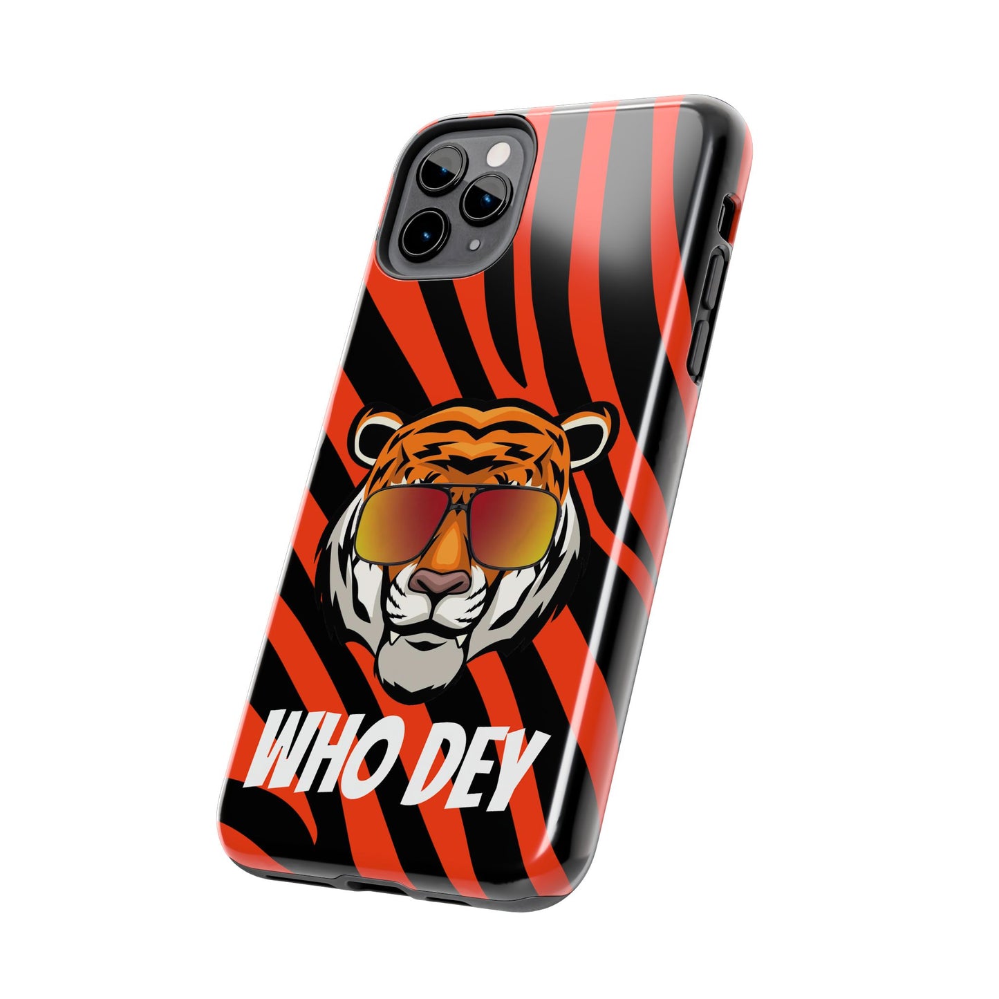 Who Dey Tiger Tough Phone Case