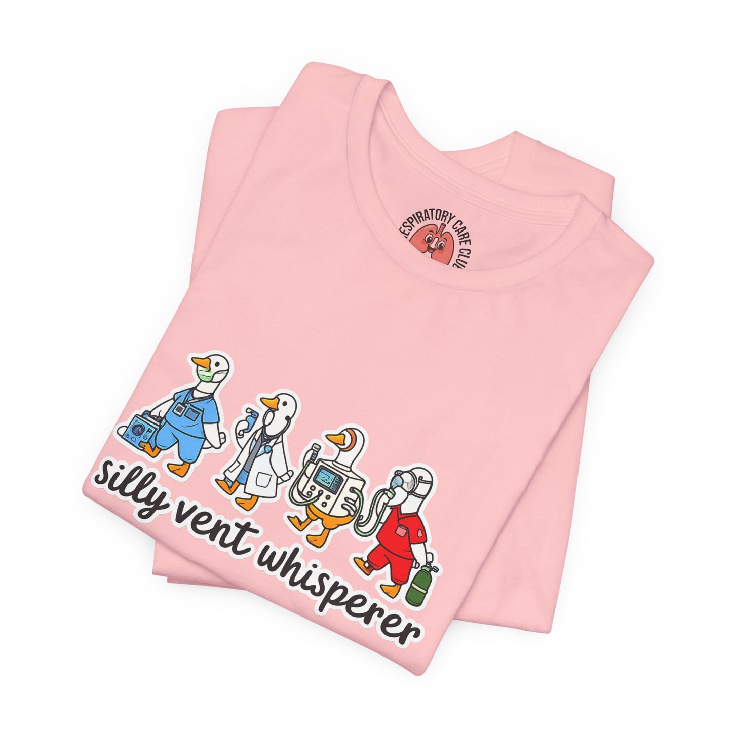 Silly Vent Whisperer Tee — Funny Crew respiratory care club