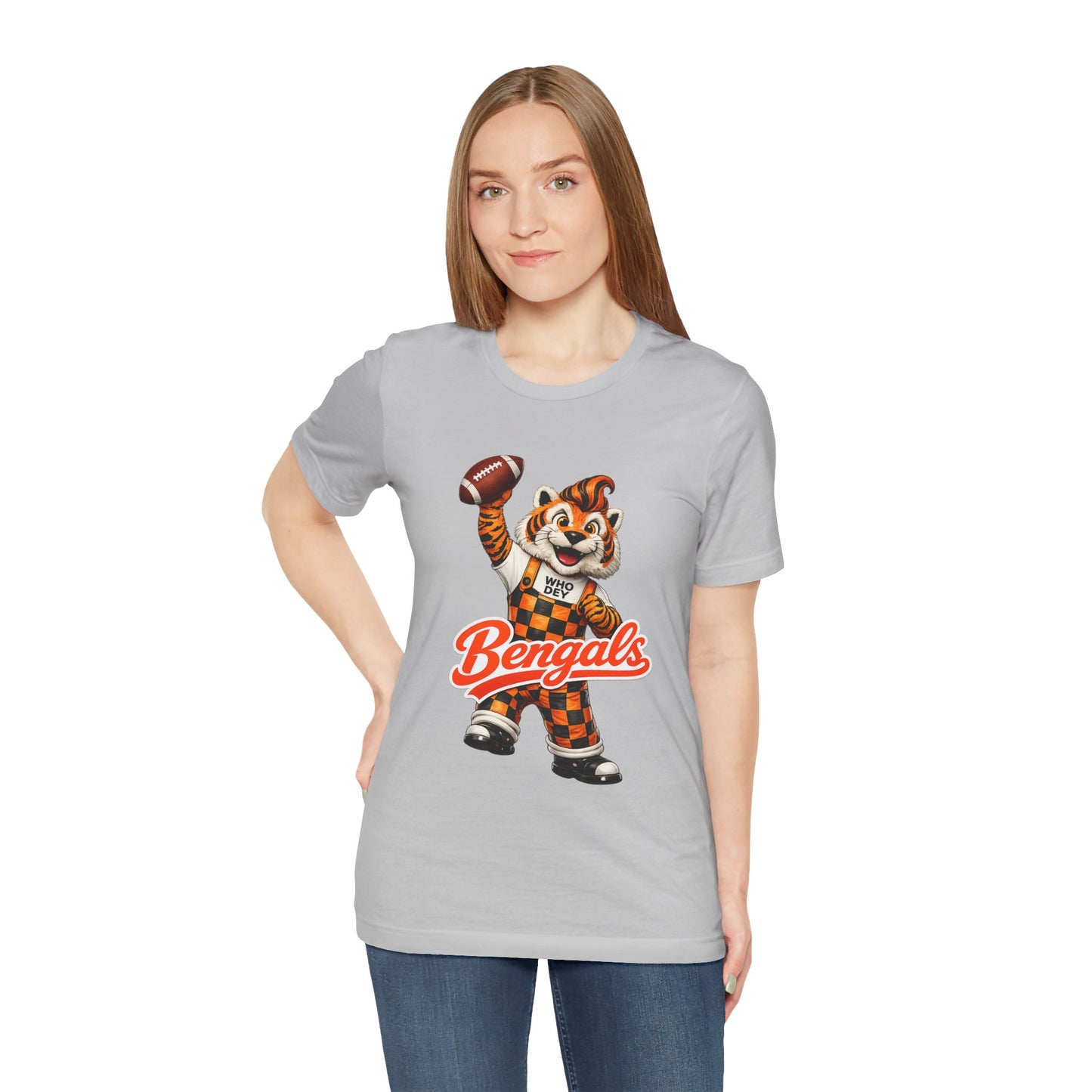 Bengals Mascot Football T-Shirt — Vintage Tiger Fan Tee