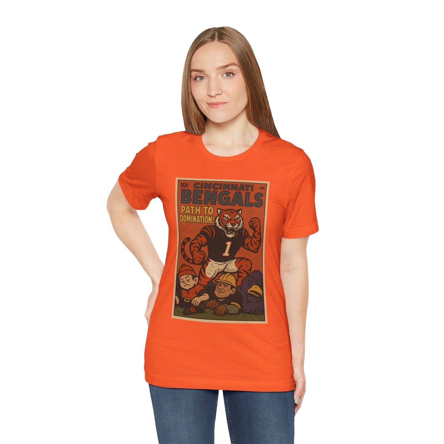 Cincinnati Bengals Comic cover Path to Domination Unisex Short Sleeve Tee -