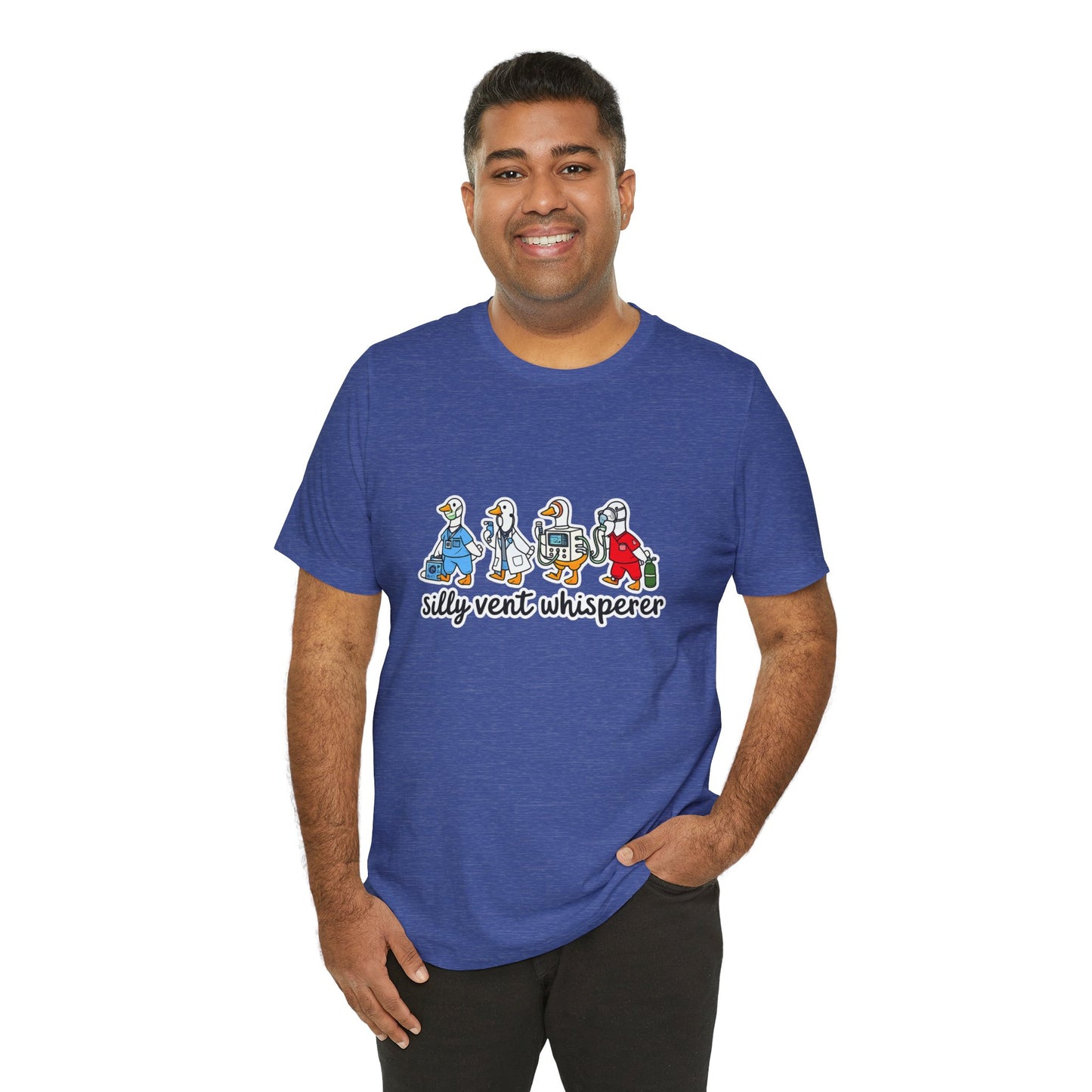 Silly Vent Whisperer Tee — Funny Crew respiratory care club