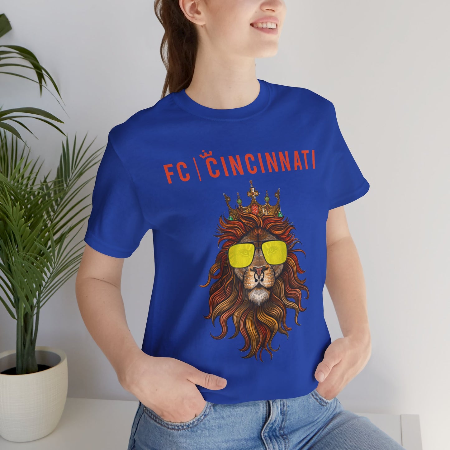 FC Cincinnati Lion Graphic Tee - Unisex Jersey T-Shirt