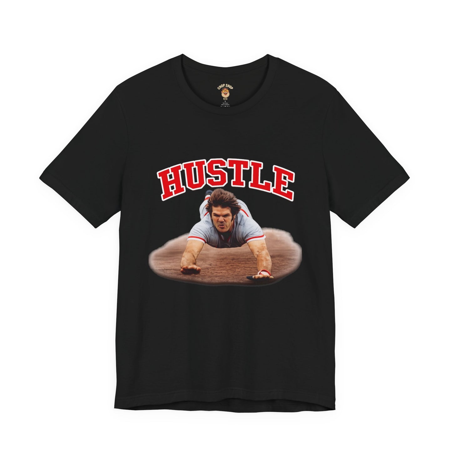 Hustle T-Shirt — Vintage Action Photo Graphic Tee for Motivated Fans