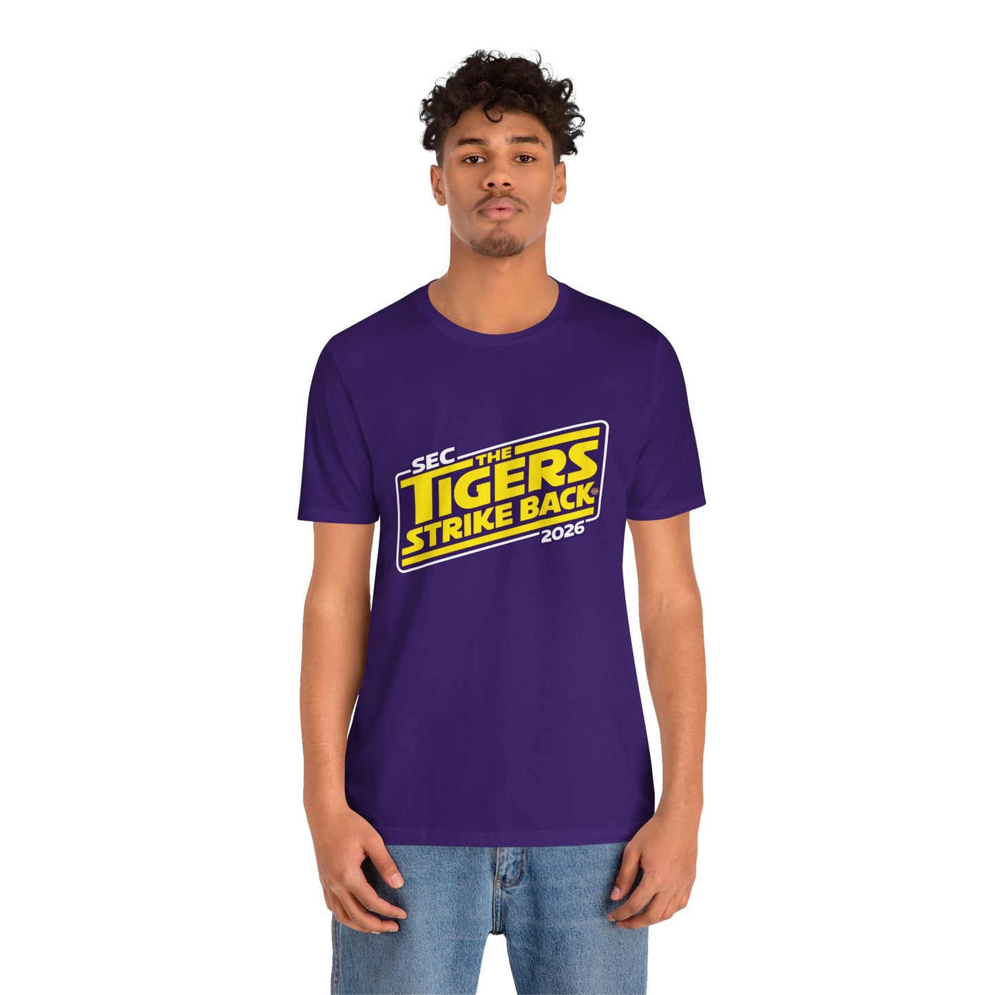 LSU Tigers Strike Back Unisex Jersey Short Sleeve Tee